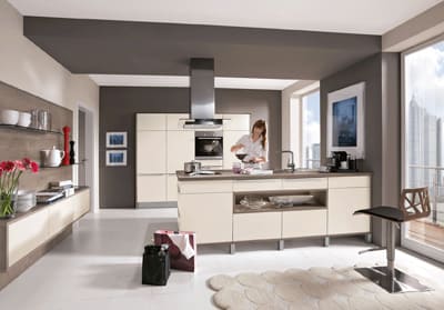 German Shaped Kitchen